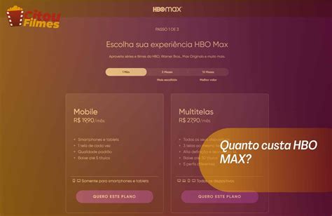 quanto custa hbo max